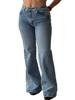 EMMIOL Jeans a gamba larga da donna, jeans larghi a vita media