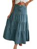 EMMIOL Gonna lunga in denim da donna