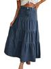 EMMIOL Gonna lunga in denim da donna