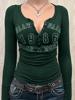 EMMIOL Langarmhemden Henley-T-Shirts