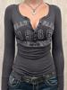 EMMIOL Langarmhemden Henley-T-Shirts