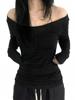 EMMIOL Tops con hombros descubiertos para mujer