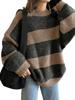EMMIOL Maglioni a righe oversize da donna