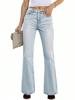 EMMIOL Pantalones vaqueros acampanados para mujer, a la moda.