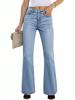 EMMIOL Pantalones vaqueros acampanados para mujer, a la moda.