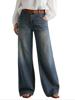 EMMIOL Mid High Rise Wide Leg Baggy Jeans