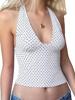 EMMIOL V Backless Crop Tank Top