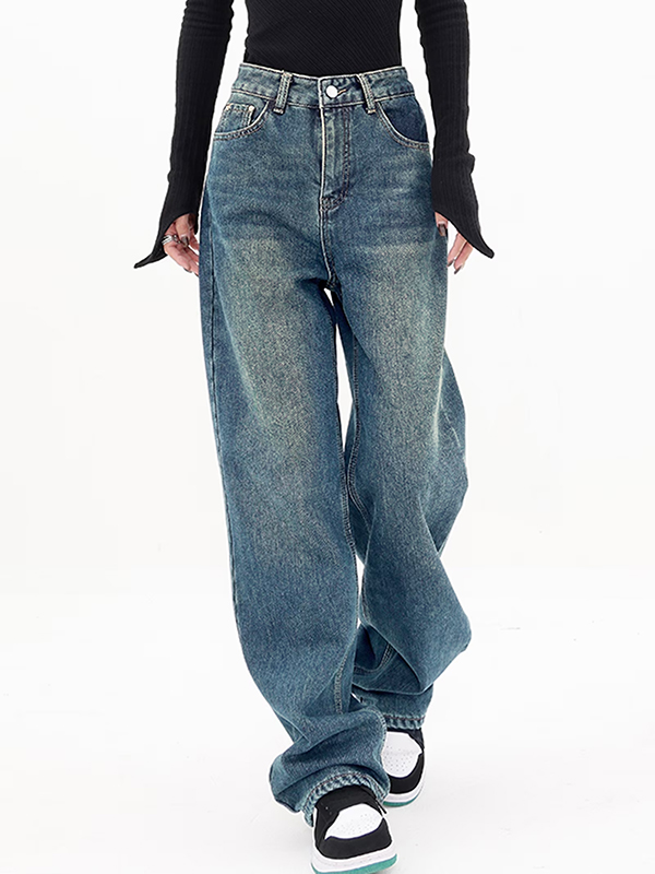 EMMIOL Jeans larghi stile boyfriend
