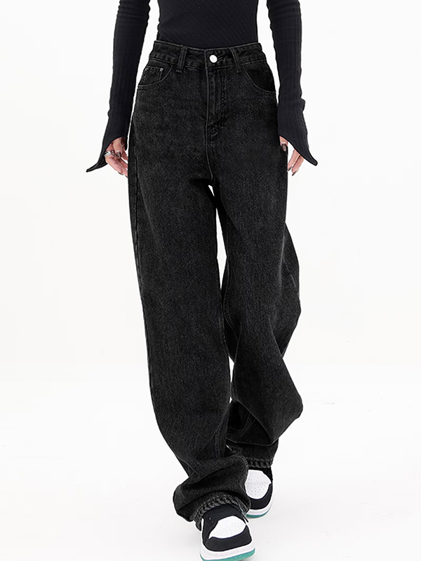 EMMIOL Jeans larghi stile boyfriend
