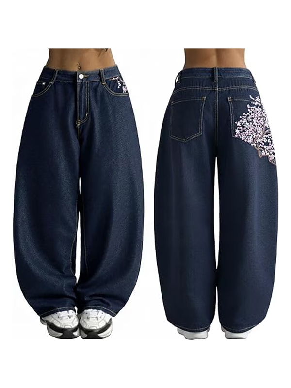 EMMIOL Y2K 90s Hip Hop Pantalones anchos