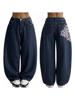 EMMIOL Y2K 90s Hip Hop Pantalones anchos
