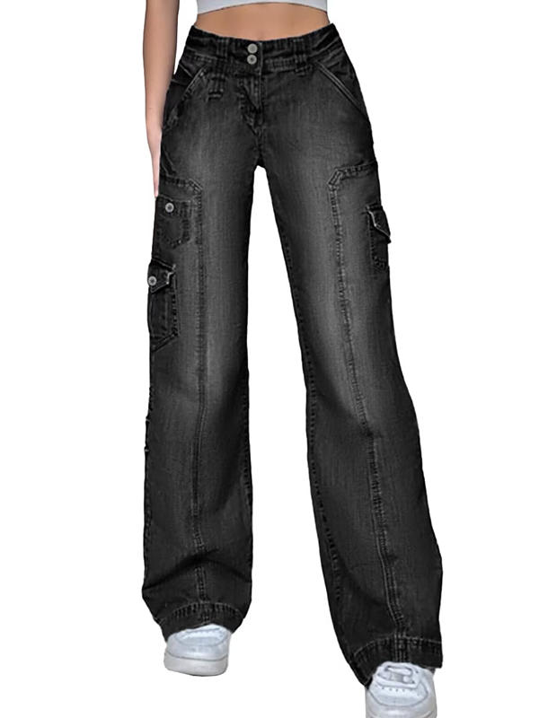 EMMIOL Pantalones cargo vintage Y2K