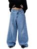 EMMIOL Pantalones vaqueros holgados estilo Y2K