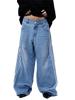 EMMIOL Pantalones vaqueros holgados estilo Y2K