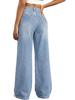 EMMIOL Pantalones vaqueros anchos de pierna holgada
