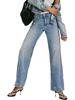 EMMIOL Jeans a gamba larga