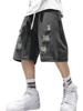 EMMIOL Men's Y2K Vintage Denim Shorts