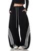 EMMIOL Y2K Striped Baggy Sweatpants