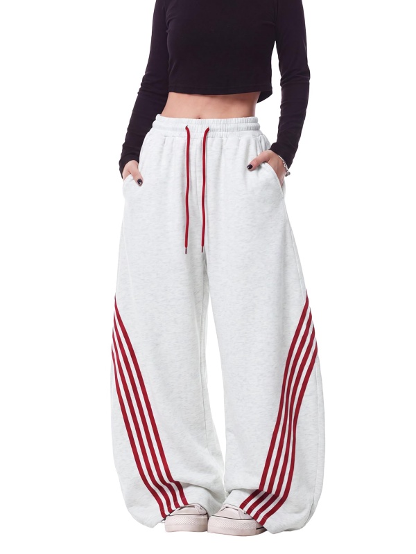 EMMIOL Y2K Striped Baggy Sweatpants