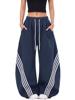 EMMIOL Y2K Striped Baggy Sweatpants