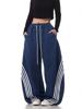 EMMIOL Y2K Striped Baggy Sweatpants