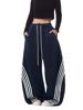 EMMIOL Y2K Striped Baggy Sweatpants