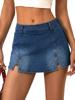 EMMIOL Y2k Casual Jean Skirts