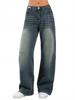 EMMIOL Weite Jeans