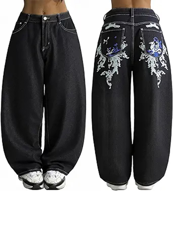 EMMIOL Baggy Boyfriend Jeans
