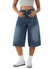 EMMIOL Bermuda Jean Shorts