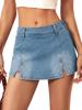 EMMIOL Jeans-Minirock
