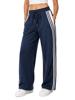 EMMIOL Y2K Wide Leg Striped Sweatpants