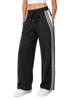 EMMIOL Y2K Wide Leg Striped Sweatpants