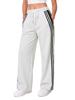 EMMIOL Y2K Wide Leg Striped Sweatpants
