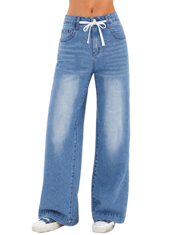 EMMIOL Pantalones vaqueros de pierna ancha