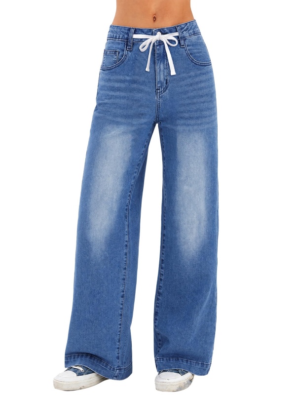 EMMIOL Pantalones vaqueros de pierna ancha