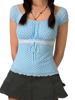 EMMIOL Stretchy Short Sleeve Shirt