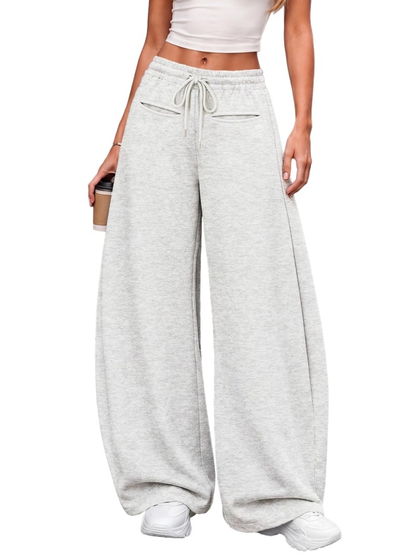 EMMIOL Ropa deportiva de moda de talle alto con bolsillos, estilo preppy deportivo.