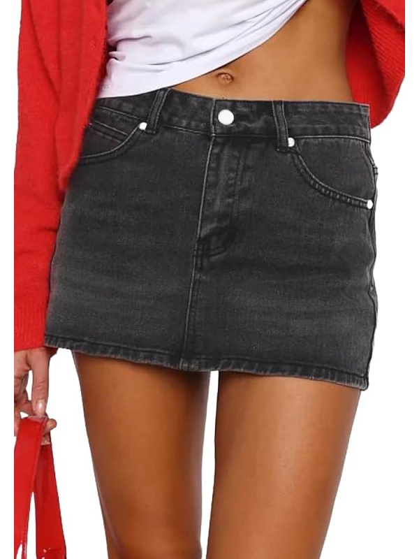 EMMIOL Mid Waist Y2K Sexy Mini Skirts