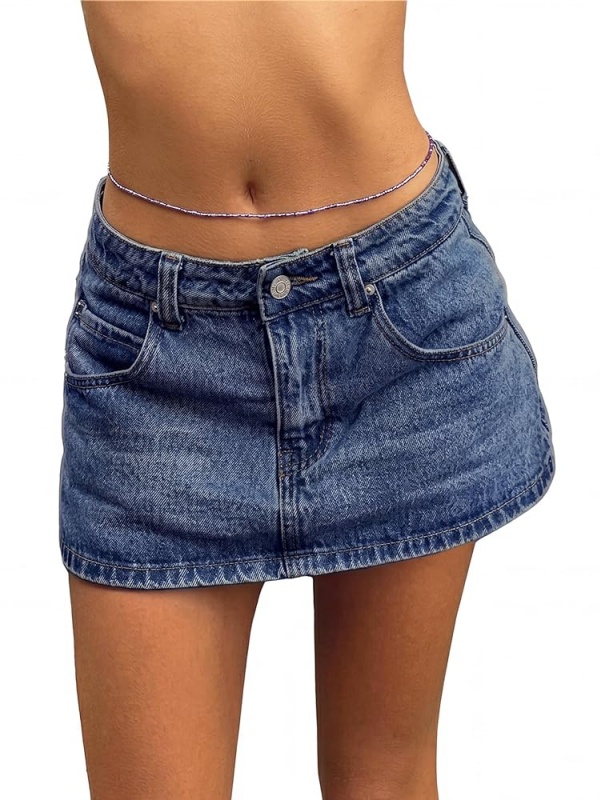 EMMIOL Mid Waist Y2K Sexy Mini Skirts