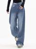 EMMIOL Dark Wash Vintage Baggy Boyfriend Jeans