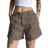 EMMIOL Shorts cargo de pierna recta de mezclilla