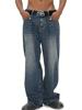 EMMIOL American Wide Leg Mop Loose Jeans