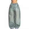 EMMIOL American Retro Distressed Washed Boyfriend Jeans