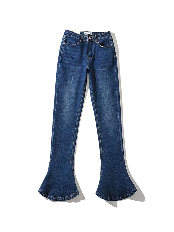 EMMIOL Jeans a zampa di cavallo micro-ferro di cavallo snellente