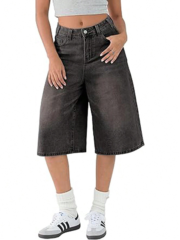 EMMIOL Pantaloncini in denim retrò americani