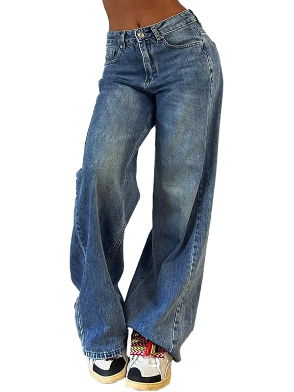 EMMIOL Vaqueros retro estilo boyfriend americano