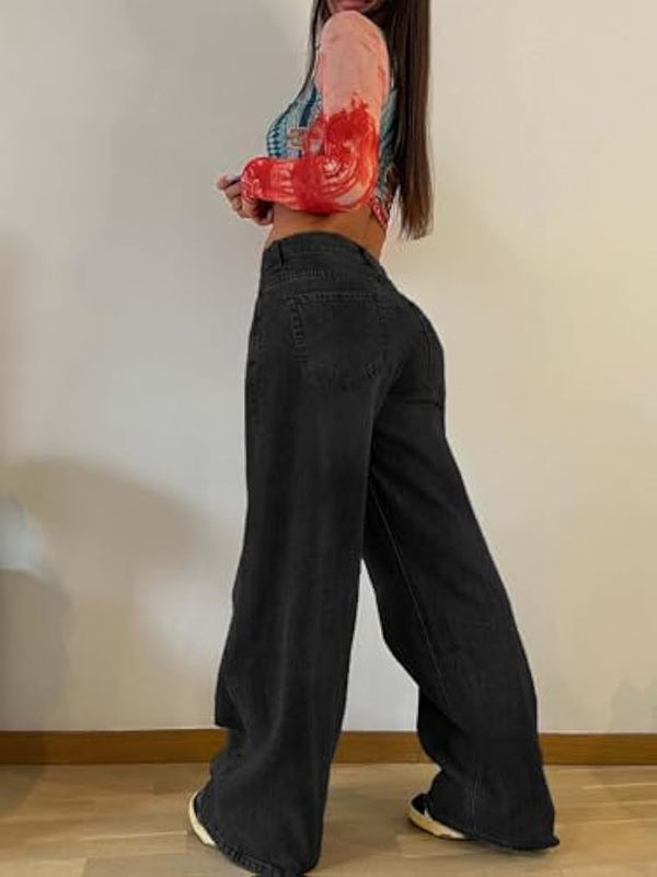 EMMIOL Vaqueros retro estilo boyfriend americano