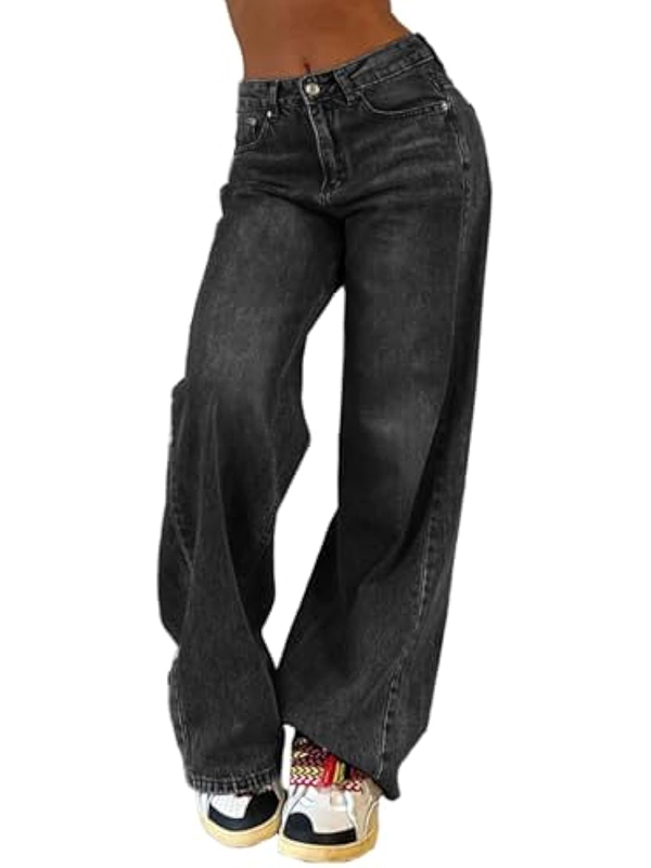 EMMIOL Vaqueros retro estilo boyfriend americano