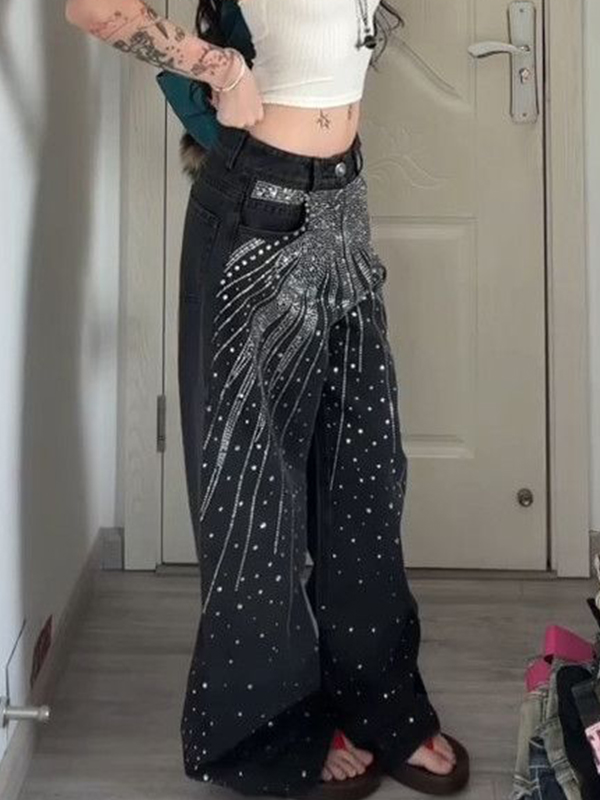 EMMIOL Jeans boyfriend Full Star lavati vintage